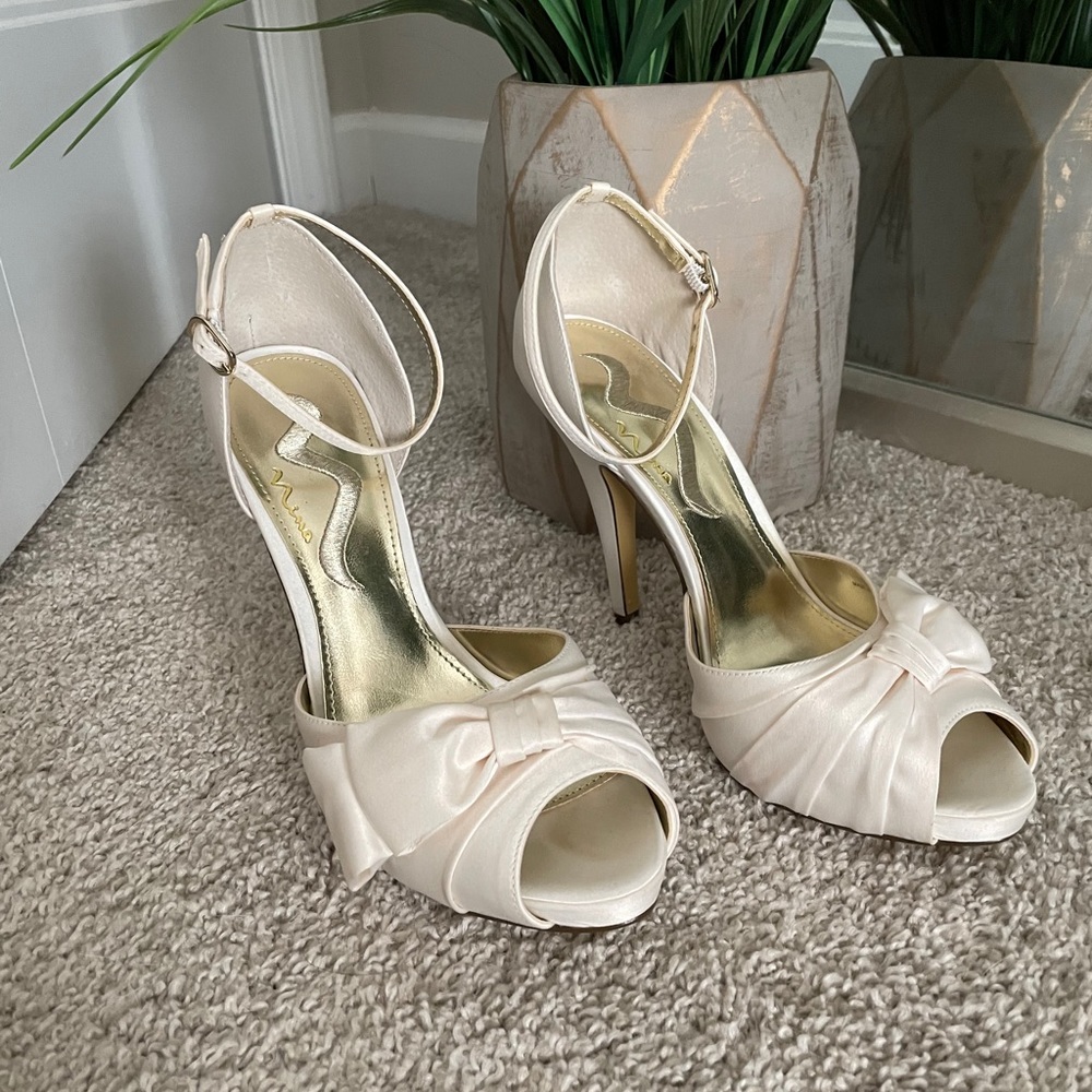 Nina ivory heels
